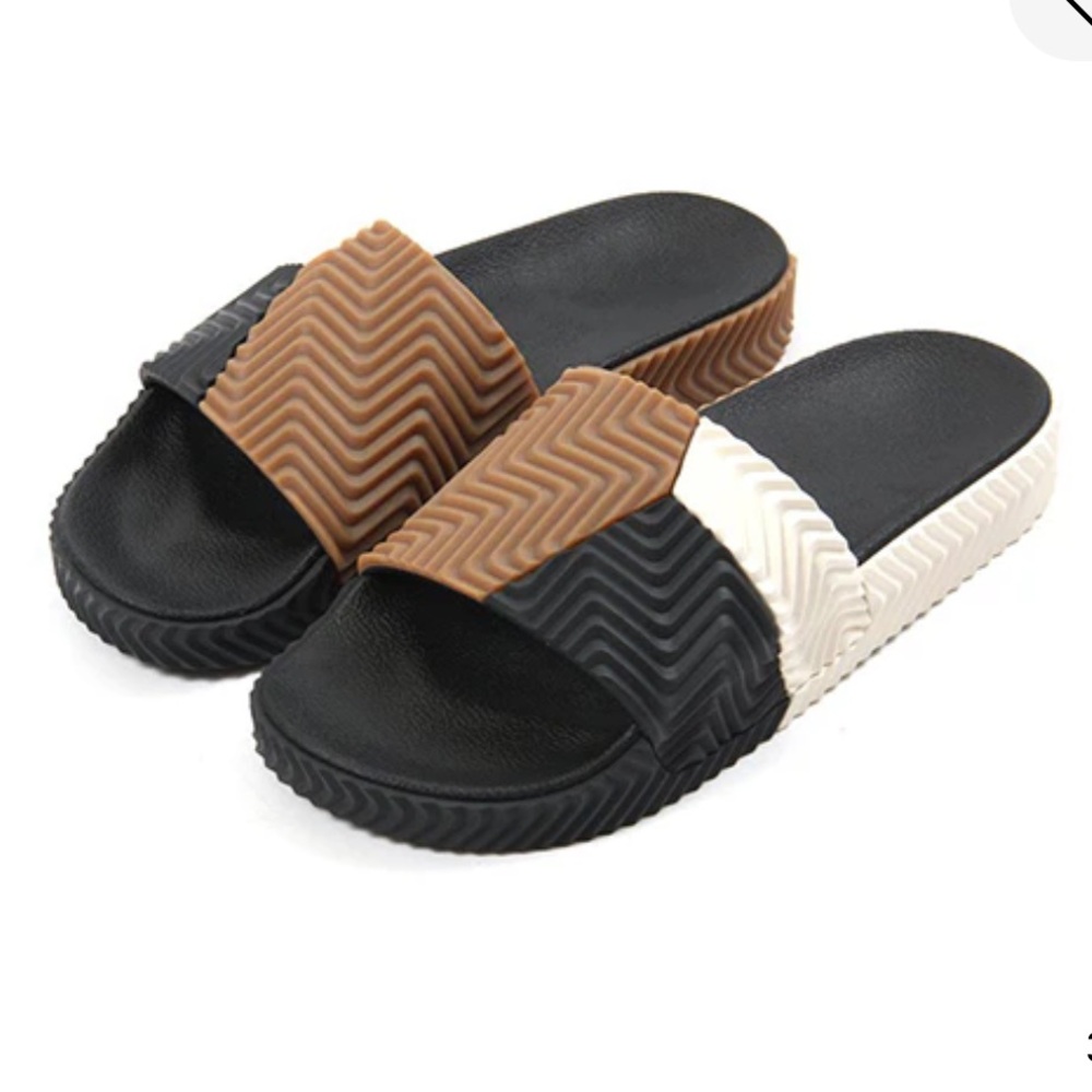 Alexander Wang x AW Adilette Slide 'Black White’